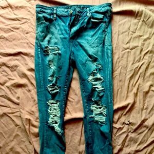 American eagle ripped jeans